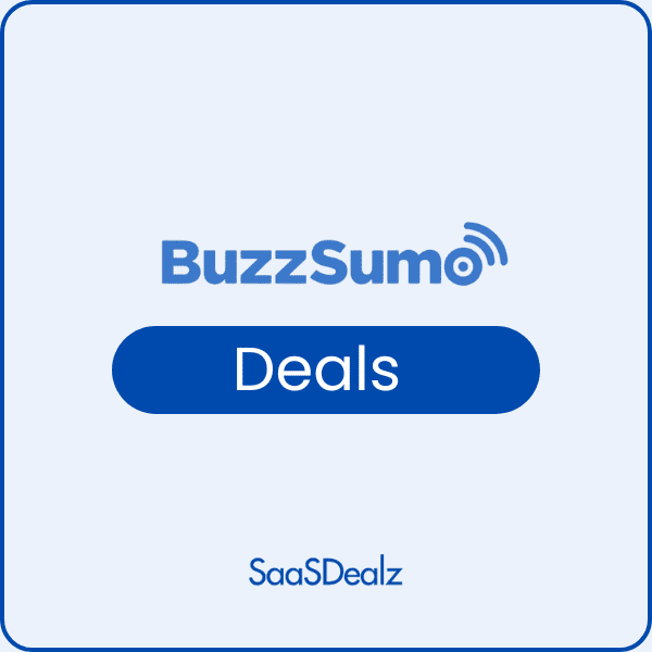 Buzzsumo Discount Deals